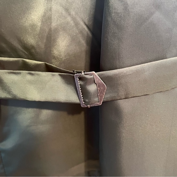 Great Seal of the State of Oklahoma Sage Suede Vest; Mens XL (approx.) - Picture 6 of 7